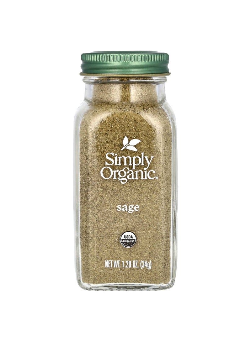 Simply Organic, Sage, 1.2 oz (34 g)